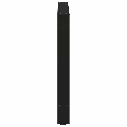 spisebordsben sort 2 stk. 80x(72-73) cm stål