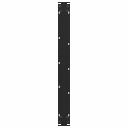 spisebordsben sort 2 stk. 80x(72-73) cm stål