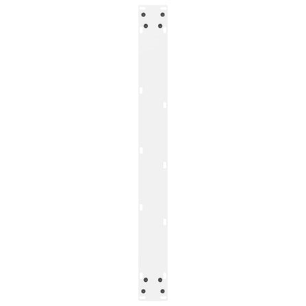spisebordsben hvide 2 stk. 80x(72-73) cm stål