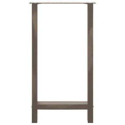 barbordsben naturstål 2 stk. 50x(90-91) cm stål