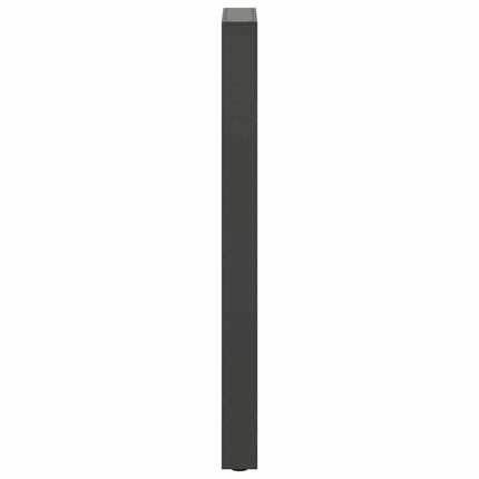 barbordsben antracit 2 stk. 40x(100-101) cm stål
