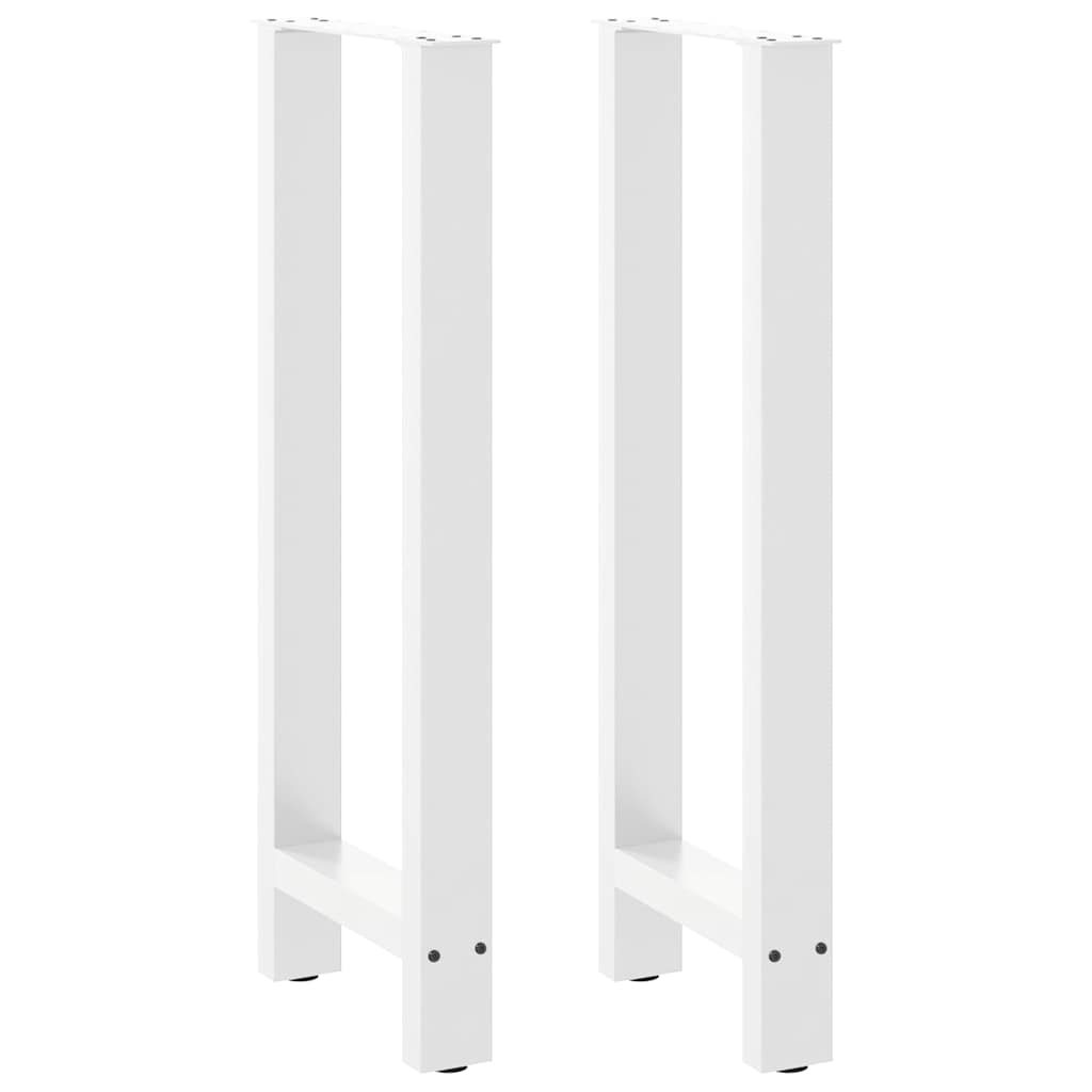 barbordsben hvide 2 stk. 50x(100-101) cm stl