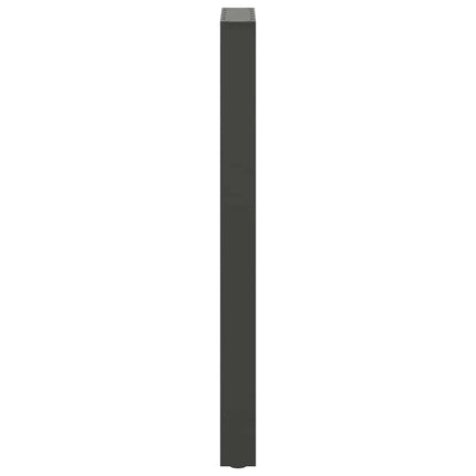 barbordsben antracit 2 stk. 50x(100-101) cm stål