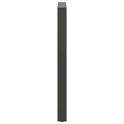 barbordsben antracit 2 stk. 60x(100-101) cm stål