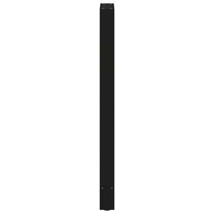barbordsben sort 2 stk. 40x(110-111) cm stål