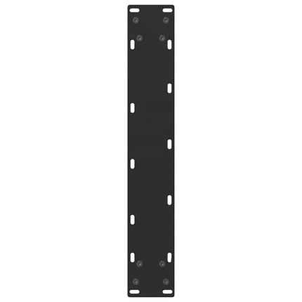 barbordsben sort 2 stk. 40x(110-111) cm stål