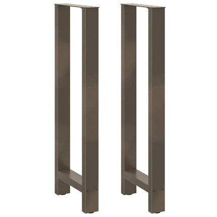 barbordsben naturstål 2 stk. 40x(110-111) cm stål