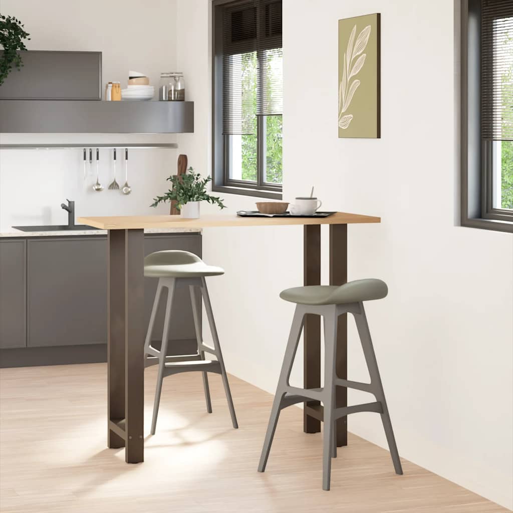 barbordsben naturstål 2 stk. 40x(110-111) cm stål