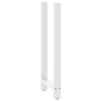 barbordsben hvide 2 stk. 50x(110-111) cm stål