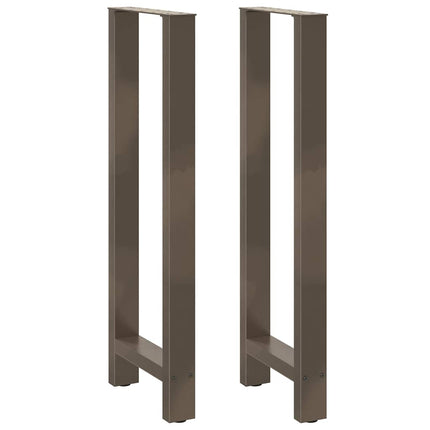 barbordsben naturstål 2 stk. 50x(110-111) cm stål