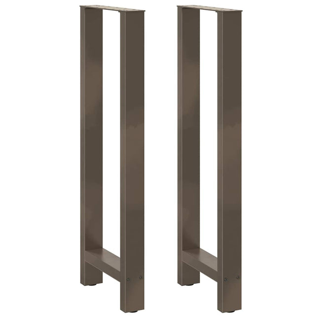 barbordsben naturstål 2 stk. 50x(110-111) cm stål