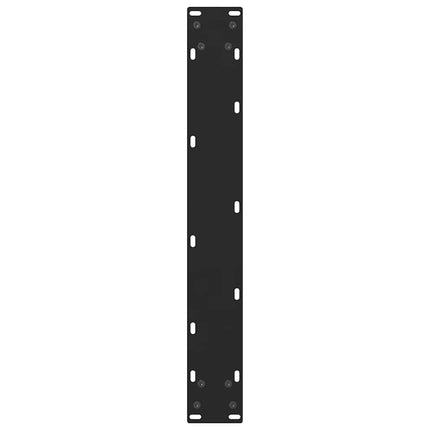barbordsben sort 2 stk. 60x(110-111) cm stål
