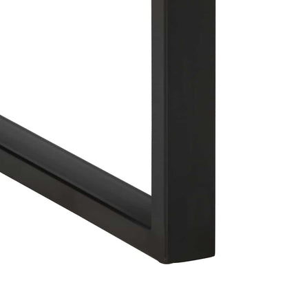 konsolbord 100x35x75 cm massivt ru mangotræ