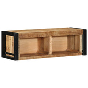 tv-bord 80x30x25 cm massivt ru mangotræ