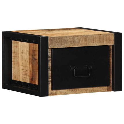 sengeskab 40x35x25 cm massivt ru mangotræ