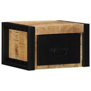 sengeskabe 2 stk 40x35x25 cm massivt ru mangotræ
