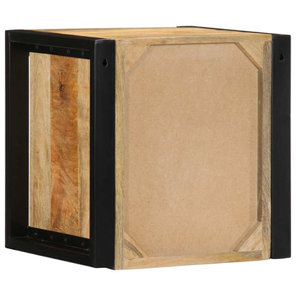sengeskab 40x35x40 cm massivt ru mangotræ