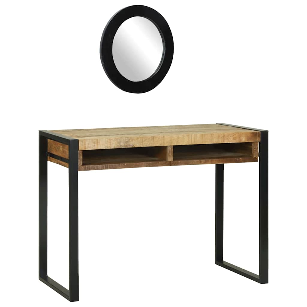 Dressing Table med hylde Brun 100 x 50 x 75 cm Massivt mangotræ