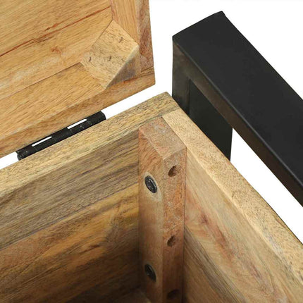 Opbevaringskister Brun 40 x 30 x 30 cm Massivt mangotræ