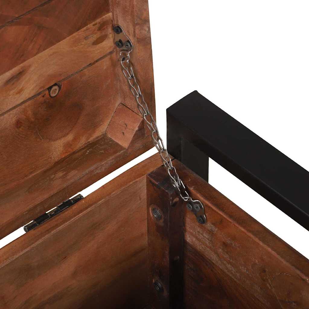 Opbevaringskister 80 x 30 x 30 cm Massivt genbrugstræ