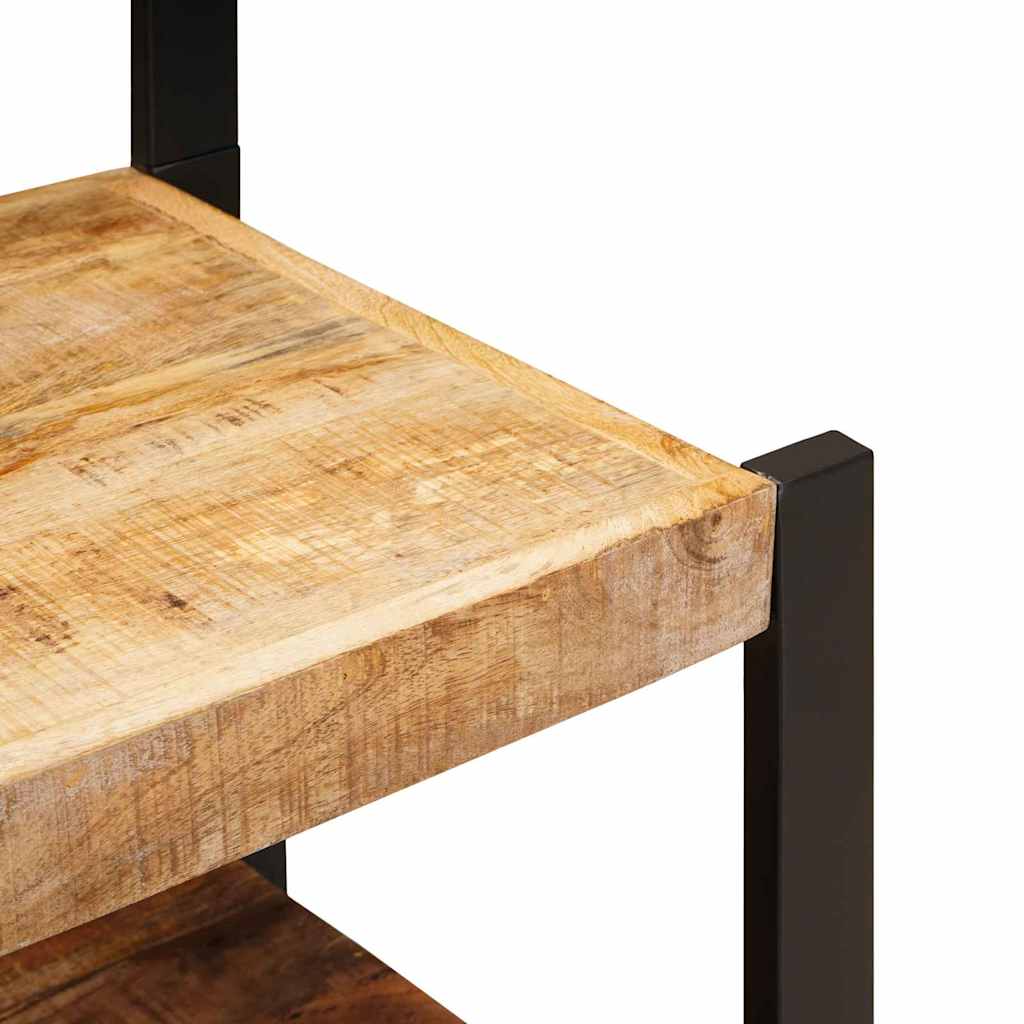 Stumtjener med skuffe Brun 40 x 40 x 90 cm Massivt mangotræ