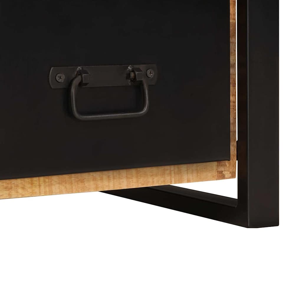 Stumtjener med skuffe Brun 40 x 40 x 90 cm Massivt mangotræ