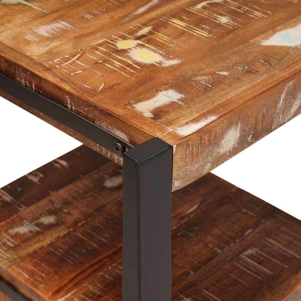 Stumtjener Flerfarvet 40 x 40 x 90 cm Massivt genbrugstræ