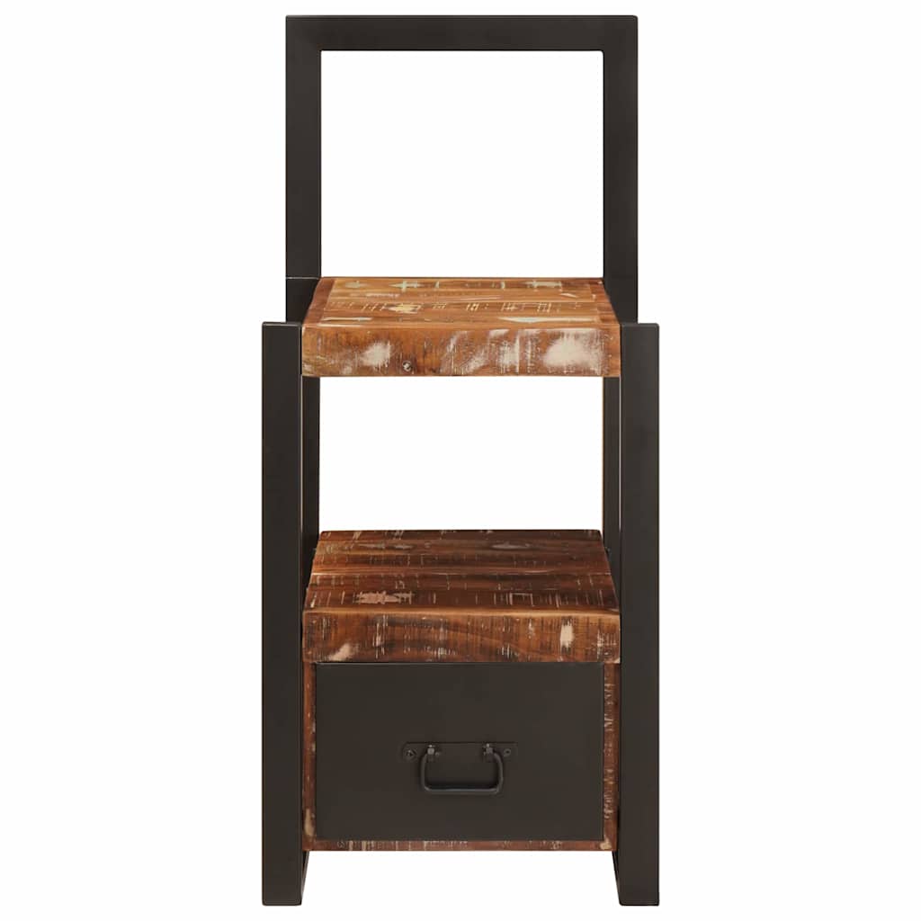 Stumtjener Flerfarvet 40 x 40 x 90 cm Massivt genbrugstræ