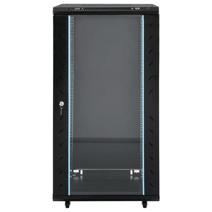 netværksskab 60x60x120 cm 22U 19" IP20 sort