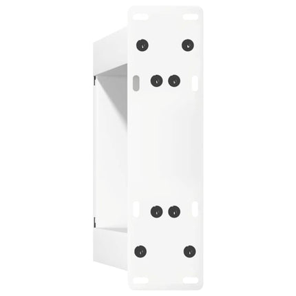 sofabordsben U-formet 2 stk. hvid 30x(30-31) cm stål