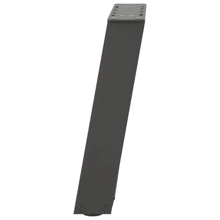 sofabordsben U-formet 2 stk. antracit 38 x (42-43) cm stål