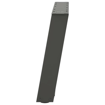 sofabordsben U-formet 2 stk. antracit 70 x (42-43) cm stål