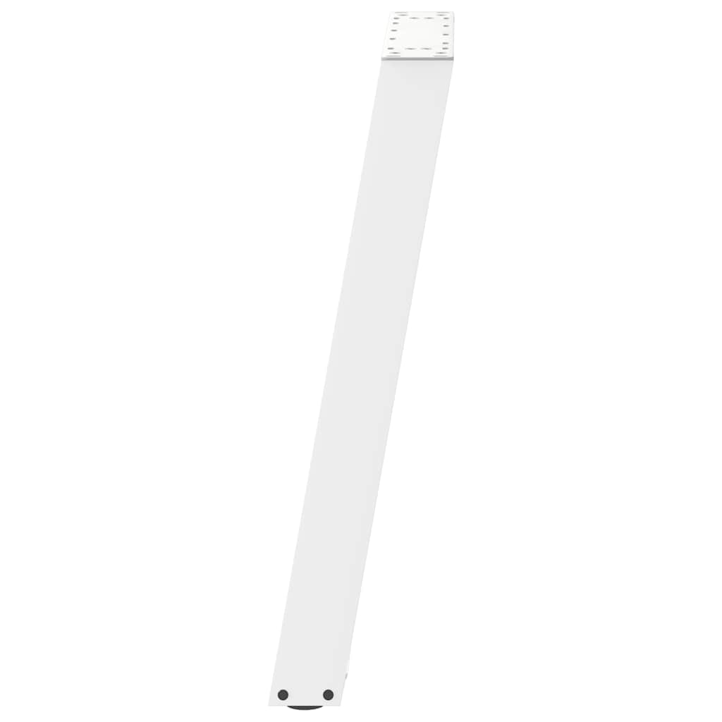 konsolbordben U-formet 2 stk. hvid 38 x (72-73) cm stål