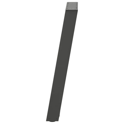 konsolbordben U-formet 2 stk. antracit 38 x (72-73) cm stål