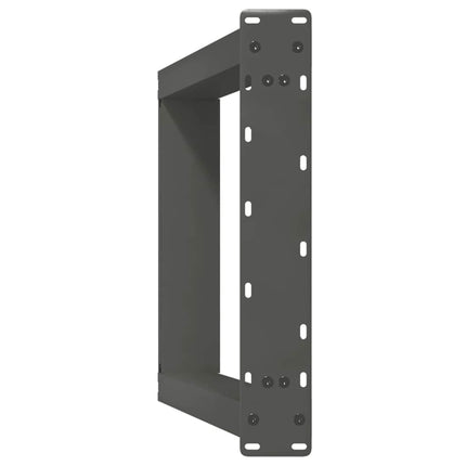 konsolbordben U-formet 2 stk. antracit 38 x (72-73) cm stål