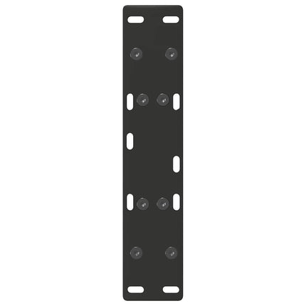 sofabordsben A-formet 2 stk. sort 30x(30-31) cm stål