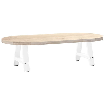 sofabordsben A-formet 2 stk. hvid 40x(30-31) cm stål
