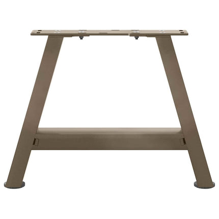 sofabordsben A-formet 2 stk. 40x(30-31) cm stål