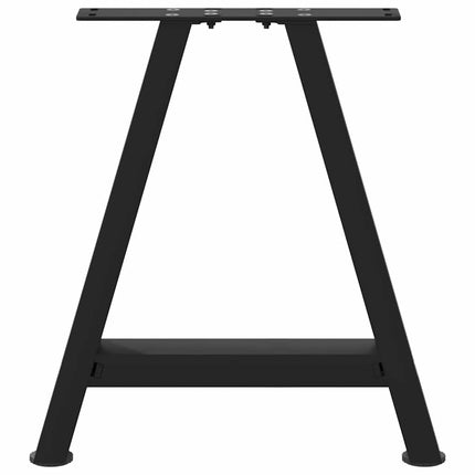 sofabordsben A-formet 2 stk. sort 38 x (42-43) cm stål
