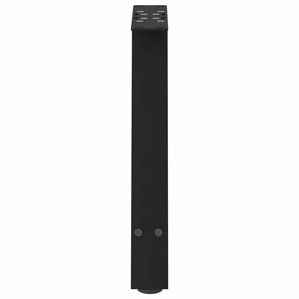 sofabordsben A-formet 2 stk. sort 38 x (42-43) cm stål