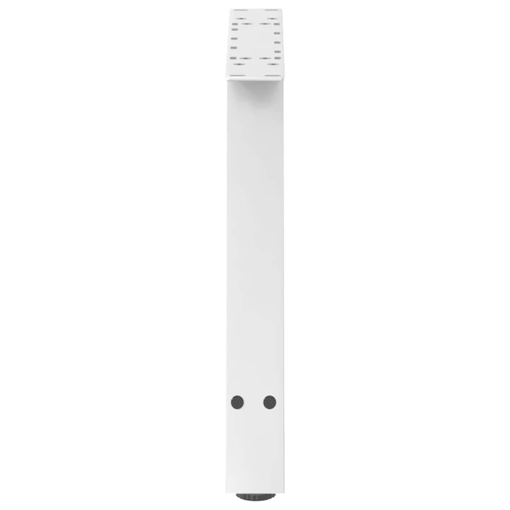 sofabordsben A-formet 2 stk. hvid 60 x (42-43) cm stål