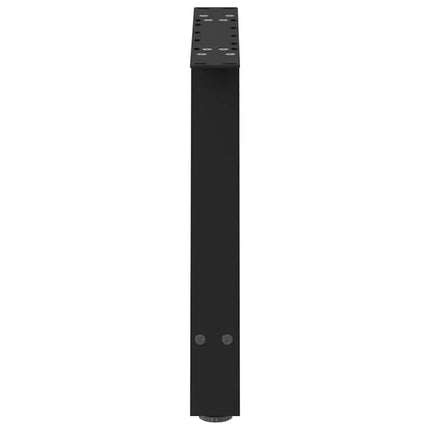 sofabordsben A-formet 2 stk. sort 70 x (42-43) cm stål