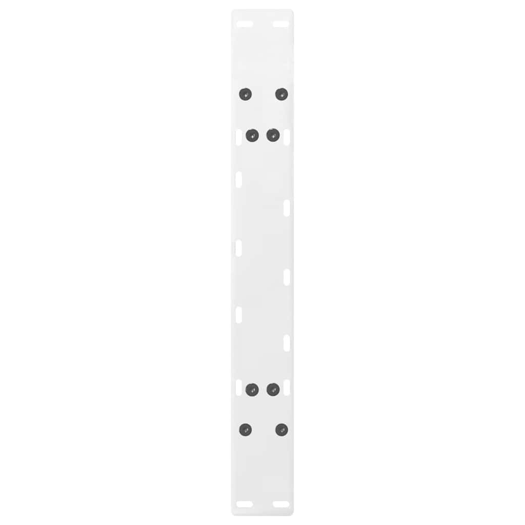 sofabordsben A-formet 2 stk. hvid 70 x (42-43) cm stål