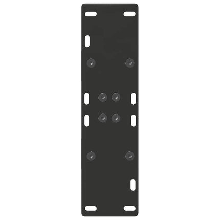 spisebordsben A-formet 2 stk. sort 50x(72-73) cm stål