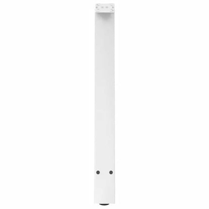 spisebordsben A-formet 2 stk. hvid 50x(72-73) cm stål