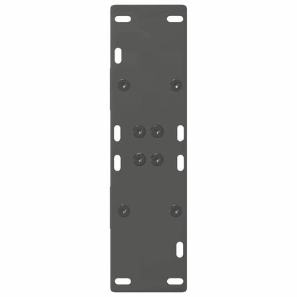 spisebordsben A-formet 2 stk. antracit 60 x (72-73) cm stål