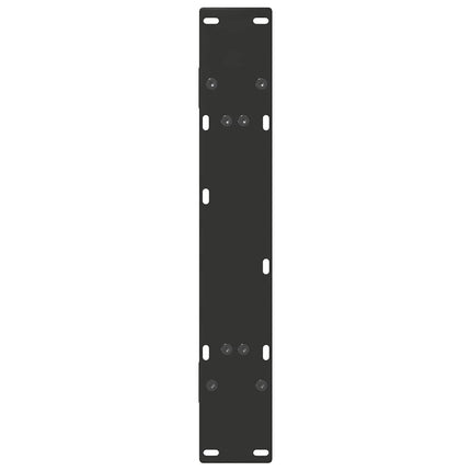 spisebordsben A-formet 2 stk. sort 70 x (72-73) cm stål