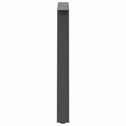 spisebordsben A-formet 2 stk. antracit 70 x (72-73) cm stål
