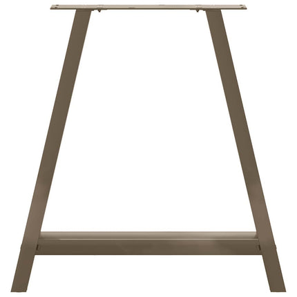 spisebordsben A-formet 2 stk. 80x(72-73) cm stål