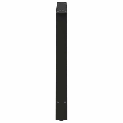spisebordsben A-formet 2 stk. sort 90 x (72-73) cm stål